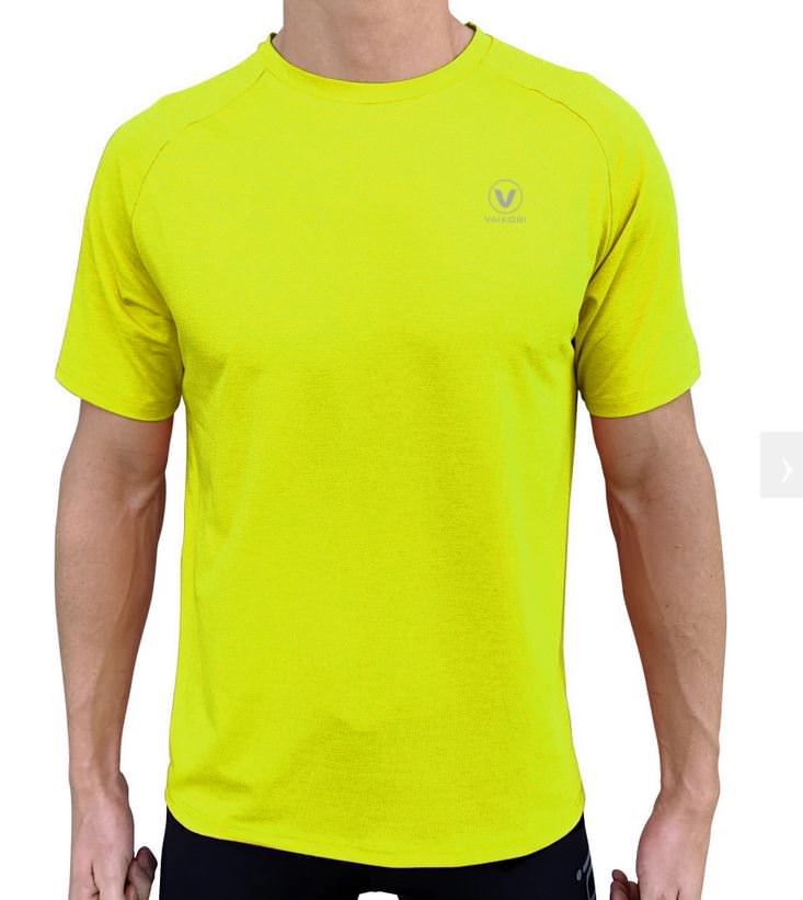 Vaikobi Mens UV Performance S/S Tech Tee- Lime