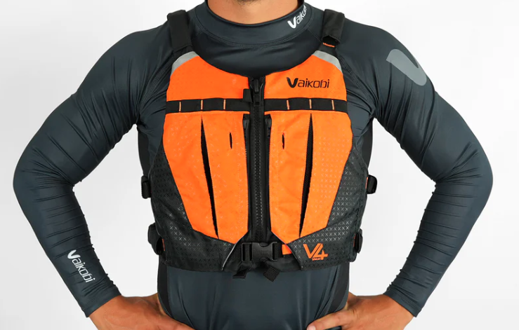 Vaikobi V4 PFD Level 50 Ocean Racing- Fluro Orange/Black