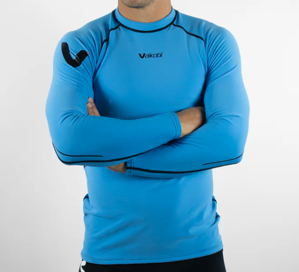 Vaikobi V Cold L/S Hydroflex Top - Cyan- Unisex