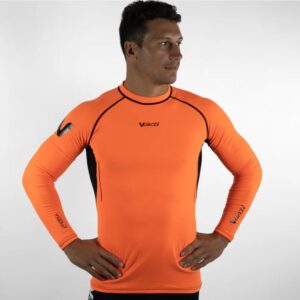Vaikobi V Cold L/S Hydroflex Top - Orange/Black - Unisex